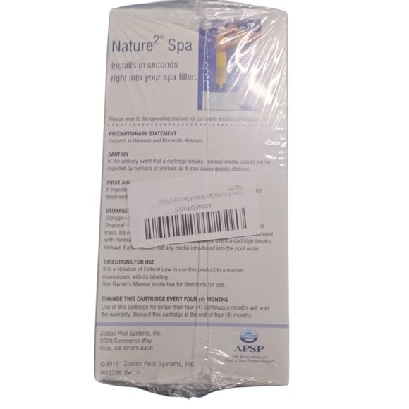 NWT Nature2 Spa Mineral Sanitizer for Hot Tubs/Spas lot of 3 pACK - Picture 2 of 6
